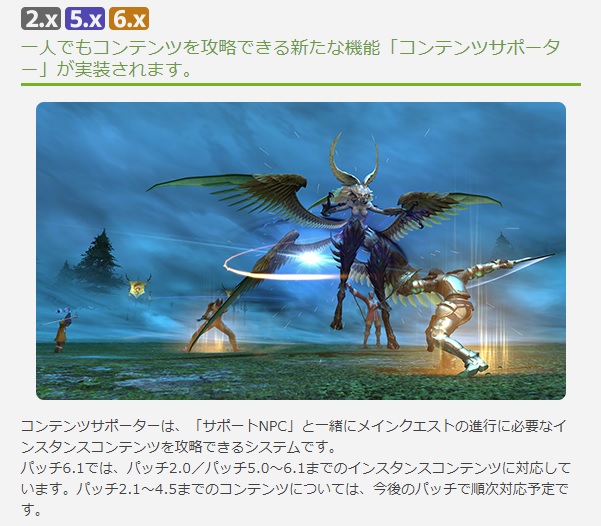 コンテンツサポーター メインクエストをnpcキャラで進行可能に Ff14 ふさふさゲーム日記